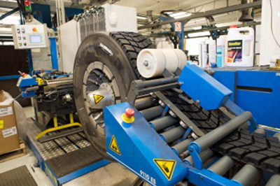 Däckproducent Galdax tillverkar regummerade däck