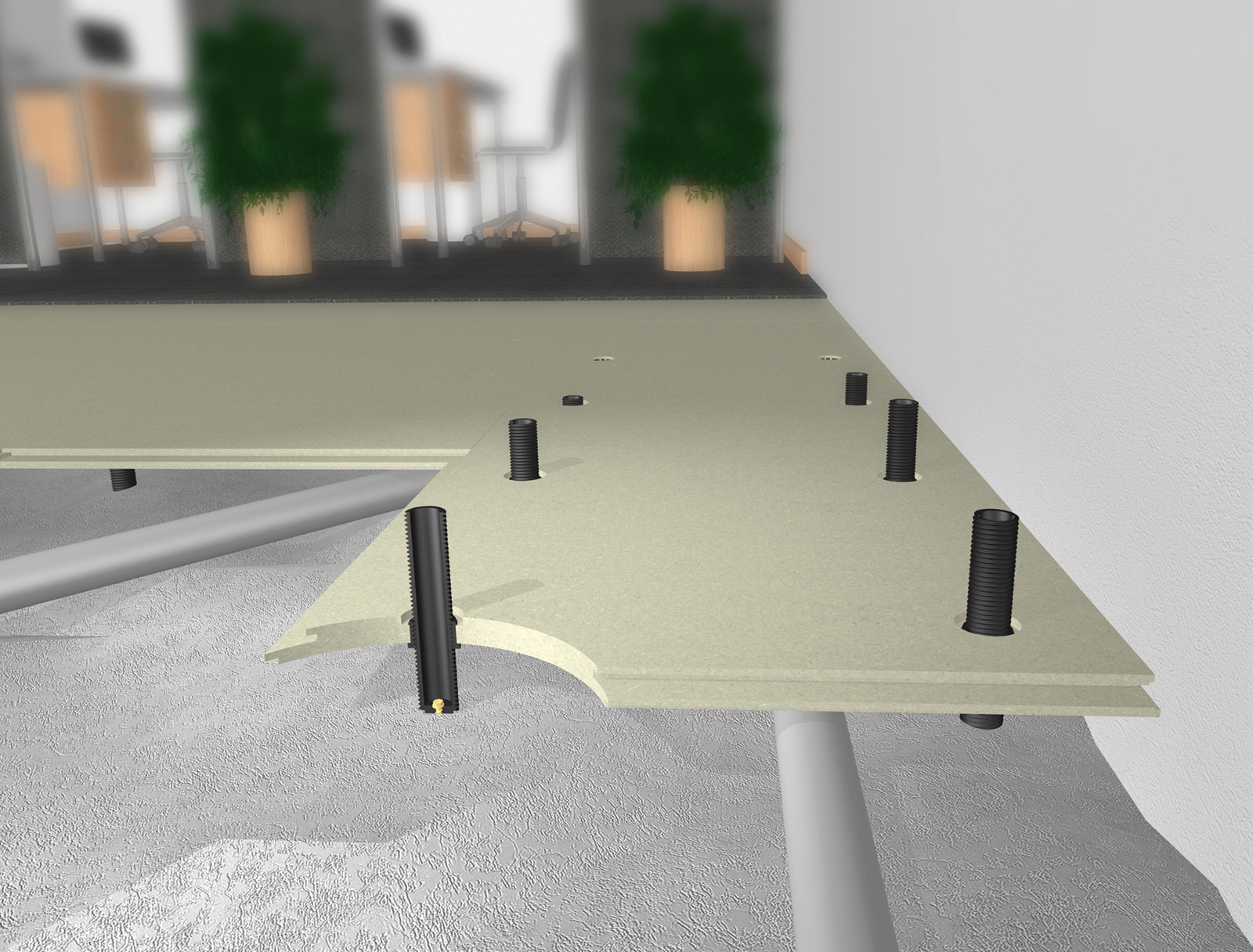 Ett välplanerat installationsgolv kan bokstavligen lyfta ditt kontor eller datacenter till nästa nivå.